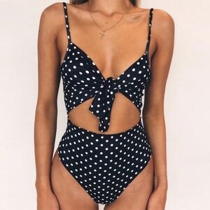 LAST ONE! New Women’s Sexy Polka Dot High Waist Bandage Bikini